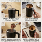 Taza termica con mezclador automatico