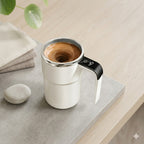 Taza termica con mezclador automatico